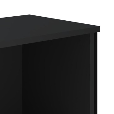 vidaXL Παπουτσοθήκη Μαύρο 90x38x45,5cm από Επεξεργασμένο Ξύλο
