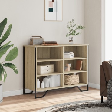 vidaXL Μπουφές Sonoma Δρυς 101x35,5x74,5cm από Επεξεργασμένο Ξύλο 1 τεμ.