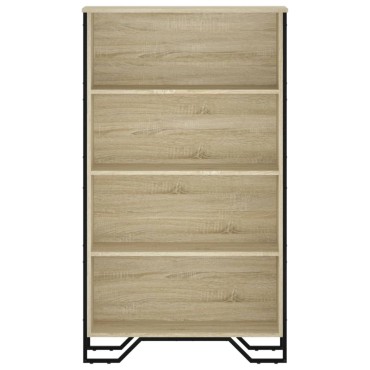 vidaXL Βιβλιοθήκη Sonoma Δρυς 80x31x137,5cm από Επεξεργασμένο Ξύλο 1 τεμ.