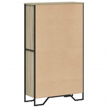 vidaXL Βιβλιοθήκη Sonoma Δρυς 80x31x137,5cm από Επεξεργασμένο Ξύλο 1 τεμ.