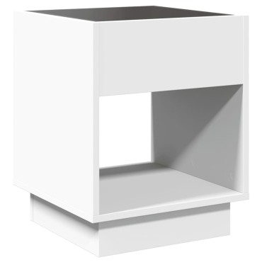 vidaXL Τραπεζάκι Σαλονιού Infinity LED Λευκό 40x40x50cm 1 τεμ.