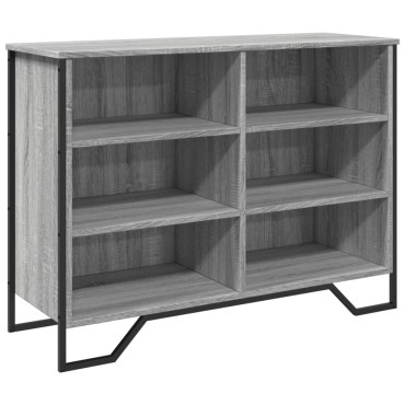 vidaXL Μπουφές Γκρι Sonoma 101x35,5x74,5cm από Επεξεργασμένο Ξύλο 1 τεμ.