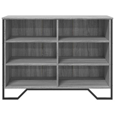 vidaXL Μπουφές Γκρι Sonoma 101x35,5x74,5cm από Επεξεργασμένο Ξύλο 1 τεμ.