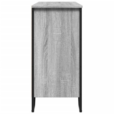 vidaXL Μπουφές Γκρι Sonoma 101x35,5x74,5cm από Επεξεργασμένο Ξύλο 1 τεμ.