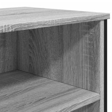 vidaXL Μπουφές Γκρι Sonoma 101x35,5x74,5cm από Επεξεργασμένο Ξύλο 1 τεμ.