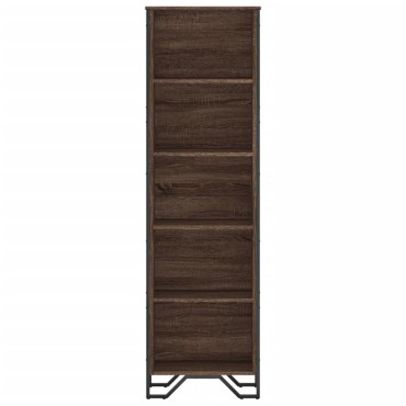 vidaXL Βιβλιοθήκη Καφέ Δρυς 50x31x169cm από Επεξεργασμένο Ξύλο 1 τεμ.