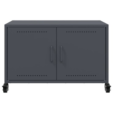 vidaXL Έπιπλο Τηλεόρασης Μαύρο 68x39x43,5cm Χάλυβας