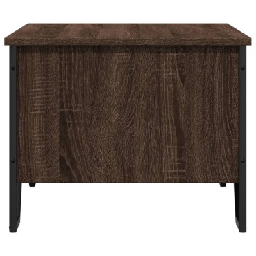 vidaXL Τραπεζάκι Σαλονιού Καφέ Δρυς 100x51x40cm Επεξεργασμ. Ξύλο 1 τεμ.