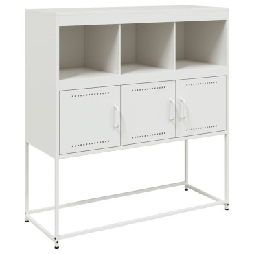 vidaXL Ντουλάπι Λευκό 100,5x39x107cm Ατσάλινο 1 τεμ.