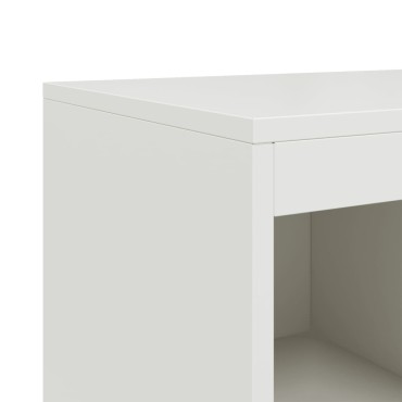 vidaXL Ντουλάπι Λευκό 100,5x39x107cm Ατσάλινο 1 τεμ.
