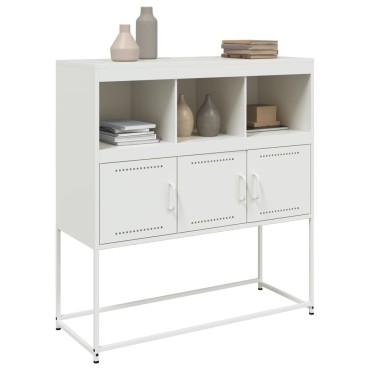 vidaXL Ντουλάπι Λευκό 100,5x39x107cm Ατσάλινο 1 τεμ.