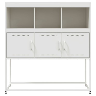 vidaXL Ντουλάπι Λευκό 100,5x39x107cm Ατσάλινο 1 τεμ.