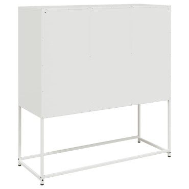 vidaXL Ντουλάπι Λευκό 100,5x39x107cm Ατσάλινο 1 τεμ.