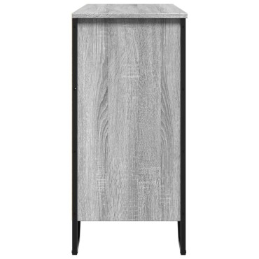 vidaXL Μπουφές Γκρι Sonoma 91x35,5x74,5cm από Επεξεργασμένο Ξύλο 1 τεμ.