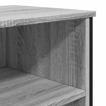 vidaXL Μπουφές Γκρι Sonoma 91x35,5x74,5cm από Επεξεργασμένο Ξύλο 1 τεμ.