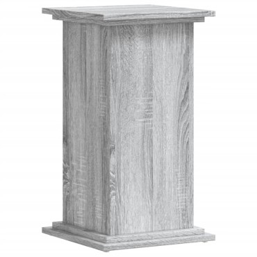 vidaXL Βάσεις Φυτών Γκρι Sonoma 33x33x60 εκ. Επεξεργασμένο Ξύλο