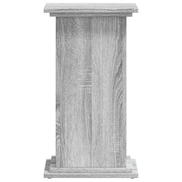 vidaXL Βάσεις Φυτών Γκρι Sonoma 33x33x60 εκ. Επεξεργασμένο Ξύλο