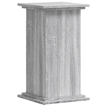 vidaXL Βάσεις Φυτών Γκρι Sonoma 33x33x60 εκ. Επεξεργασμένο Ξύλο