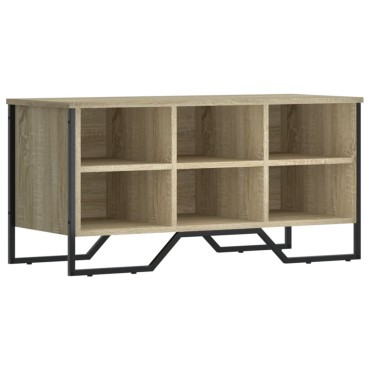 vidaXL Παπουτσοθήκη Sonoma Δρυς 90x38x45,5cm από Επεξεργασμένο Ξύλο