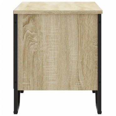 vidaXL Παπουτσοθήκη Sonoma Δρυς 90x38x45,5cm από Επεξεργασμένο Ξύλο