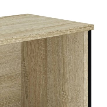 vidaXL Παπουτσοθήκη Sonoma Δρυς 90x38x45,5cm από Επεξεργασμένο Ξύλο