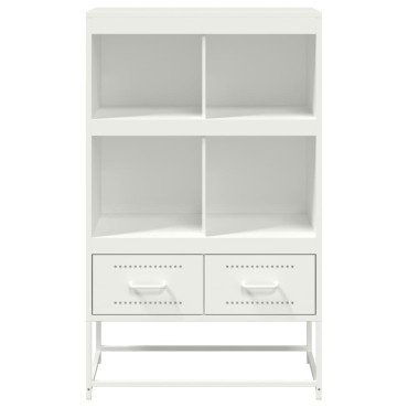 vidaXL Ντουλάπι Λευκό 68x39x111,5cm από Χάλυβα 1 τεμ.