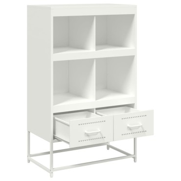 vidaXL Ντουλάπι Λευκό 68x39x111,5cm από Χάλυβα 1 τεμ.