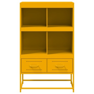 vidaXL Ντουλάπι Μουσταρδί 68x39x111,5cm από Ατσάλι 1 τεμ.