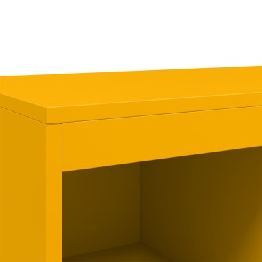 vidaXL Ντουλάπι Μουσταρδί 68x39x111,5cm από Ατσάλι 1 τεμ.