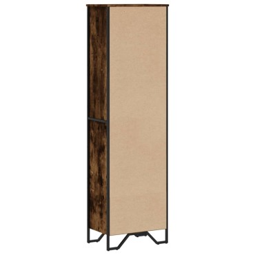 vidaXL Βιβλιοθήκη Καπνιστή Δρυς 50x31x169cm από Επεξεργασμένο Ξύλο 1 τεμ.
