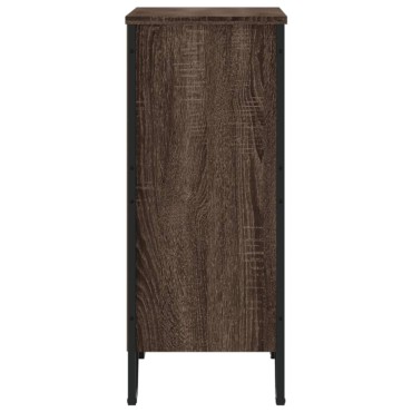 vidaXL Βιβλιοθήκη Καφέ Δρυς 80x31x74,5cm από Επεξεργασμένο Ξύλο 1 τεμ.