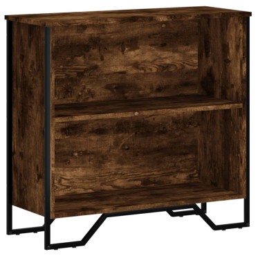 vidaXL Βιβλιοθήκη Καπνιστή Δρυς 80x31x74,5cm από Επεξεργασμένο Ξύλο 1 τεμ.