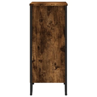vidaXL Βιβλιοθήκη Καπνιστή Δρυς 80x31x74,5cm από Επεξεργασμένο Ξύλο 1 τεμ.