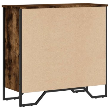 vidaXL Βιβλιοθήκη Καπνιστή Δρυς 80x31x74,5cm από Επεξεργασμένο Ξύλο 1 τεμ.