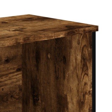 vidaXL Βιβλιοθήκη Καπνιστή Δρυς 80x31x74,5cm από Επεξεργασμένο Ξύλο 1 τεμ.