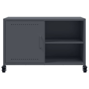 vidaXL Έπιπλο Τηλεόρασης Μαύρο 68x39x43,5cm Χάλυβας