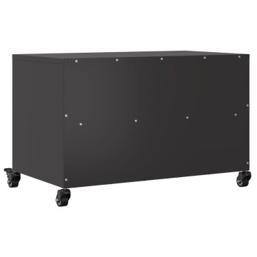vidaXL Έπιπλο Τηλεόρασης Μαύρο 68x39x43,5cm Χάλυβας