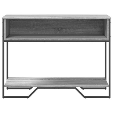 vidaXL Τραπέζι Κονσόλα Γκρι Sonoma 100x35x74,5cm Επεξεργασμένο Ξύλο 1 τεμ.