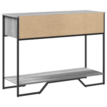 vidaXL Τραπέζι Κονσόλα Γκρι Sonoma 100x35x74,5cm Επεξεργασμένο Ξύλο 1 τεμ.