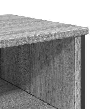 vidaXL Τραπέζι Κονσόλα Γκρι Sonoma 100x35x74,5cm Επεξεργασμένο Ξύλο 1 τεμ.