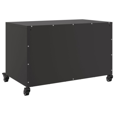 vidaXL Έπιπλο Τηλεόρασης Μαύρο 68x39x43,5cm Χάλυβας