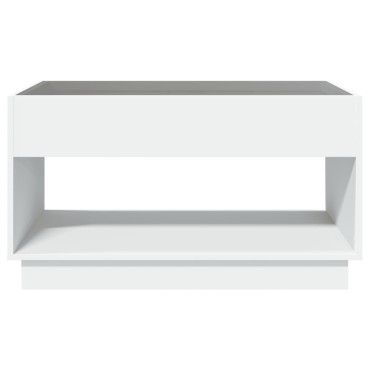 vidaXL Τραπεζάκι Σαλονιού Infinity LED Λευκό 90x50x50cm 1 τεμ.