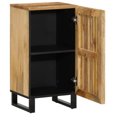vidaXL Ντουλάπι 40x34x75cm από Μασίφ Ακατέργαστο Ξύλο Μάνγκο 1 τεμ.