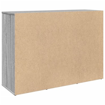 vidaXL Μπουφές Γκρι Sonoma 90,5x29,5x65cm από Επεξεργασμένο Ξύλο 1 τεμ.
