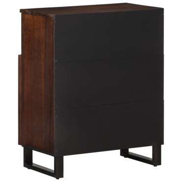 vidaXL Ντουλάπι Καφέ 60x34x75cm από Μασίφ Ξύλο Μάνγκο 1 τεμ.