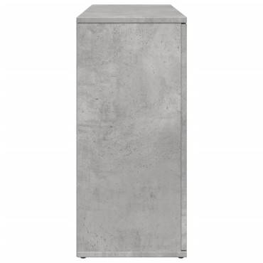 vidaXL Ντουλάπι Γκρι Σκυροδέματος 90,5x29,5x65cm Επεξεργασμένο Ξύλο 1 τεμ.