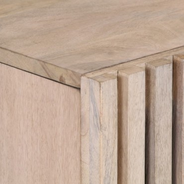 vidaXL Ντουλάπι 60x34x75cm από Μασίφ Ξύλο Μάνγκο 1 τεμ.