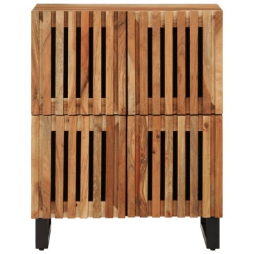 vidaXL Ντουλάπι 60x34x75cm από Μασίφ Ξύλο Ακακίας 1 τεμ.
