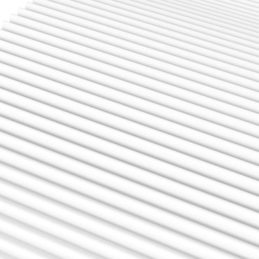 vidaXL Στρώμα Αφρού Σκληρότητα H2 H3 Λευκό 200x210cm 1 τεμ. - Διπλό