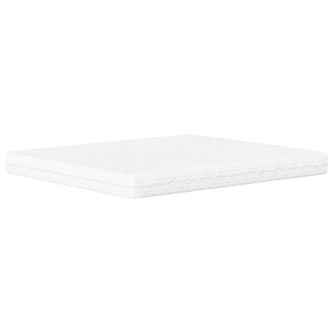 vidaXL Στρώμα Αφρού Σκληρότητα H2 H3 Λευκό 160x220cm 1 τεμ. - Διπλό